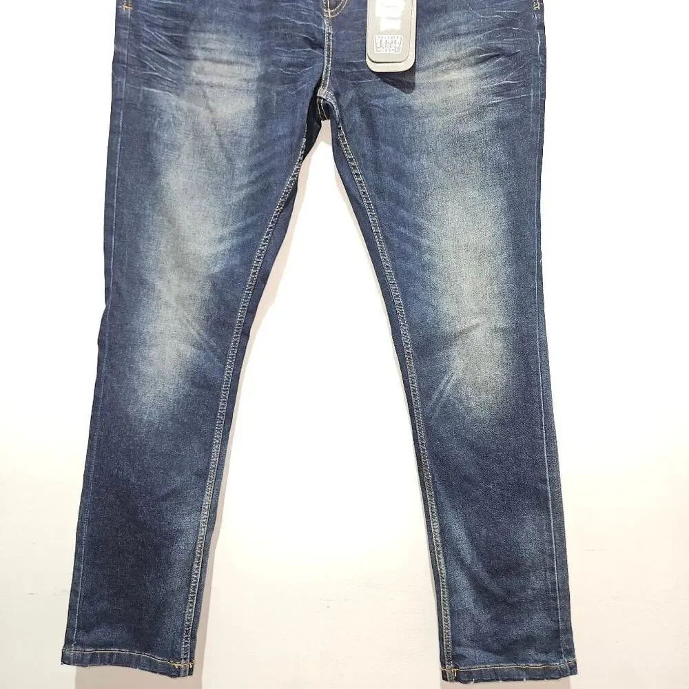 Cultura Premium Men's Skinny Fit Natural Flex Comfort Stretch Jeans Size 36 x 32 - Picture 2 of 8